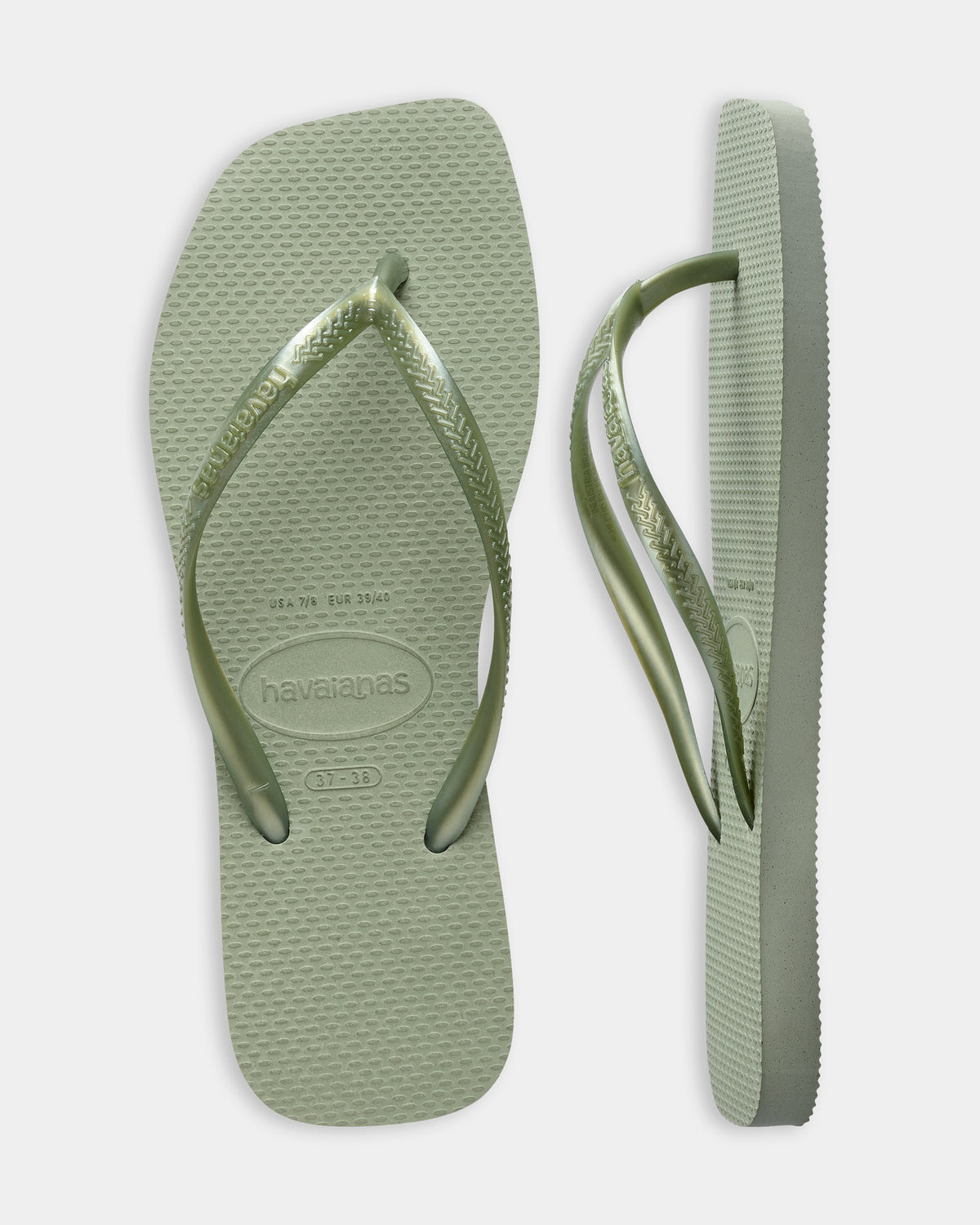 Womens Slim Square Thongs