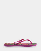 Womens Slim Summer Bliss Rose Thongs