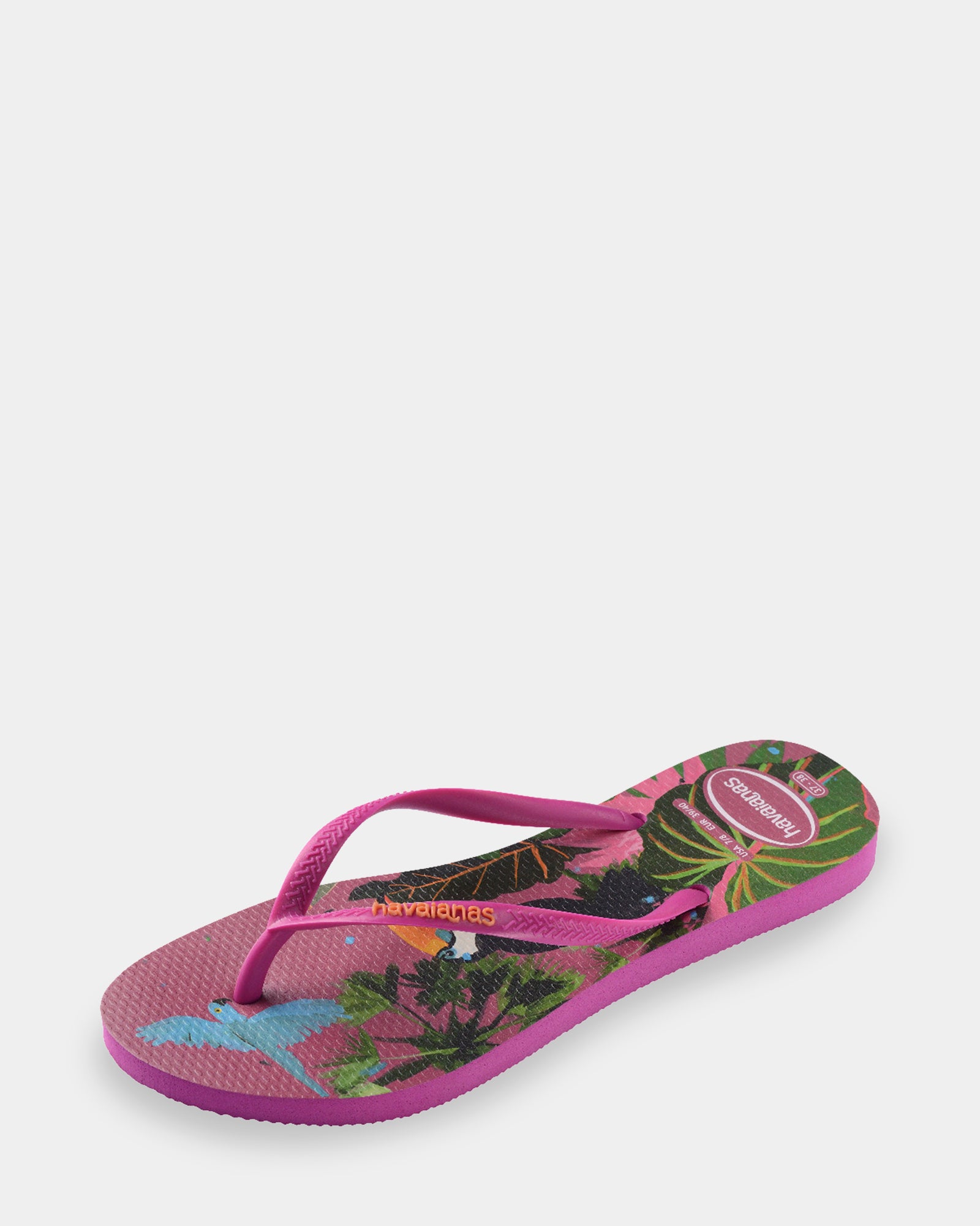 Womens Slim Summer Bliss Rose Thongs