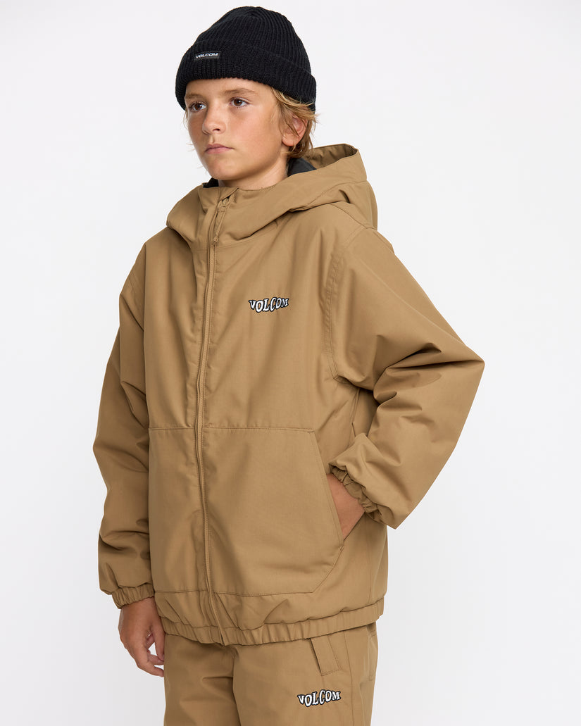 BOYS 8-16 CHAOS FULL ZIP SNOW JACKET