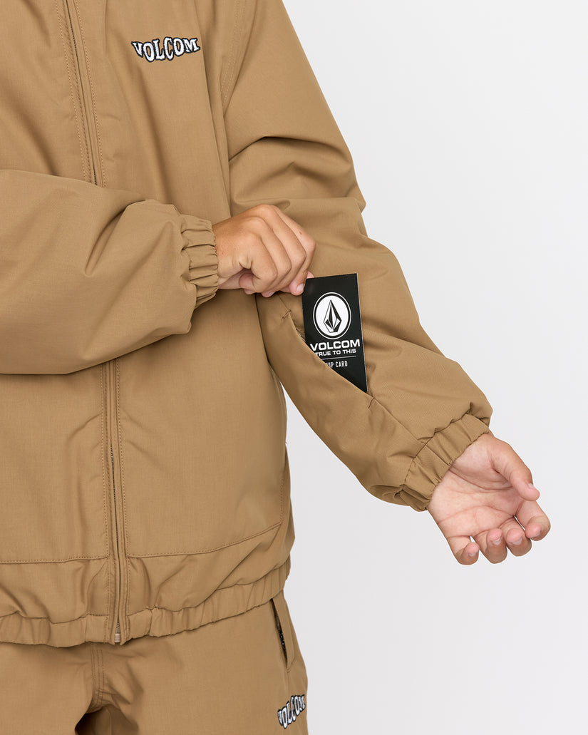 BOYS 8-16 CHAOS FULL ZIP SNOW JACKET