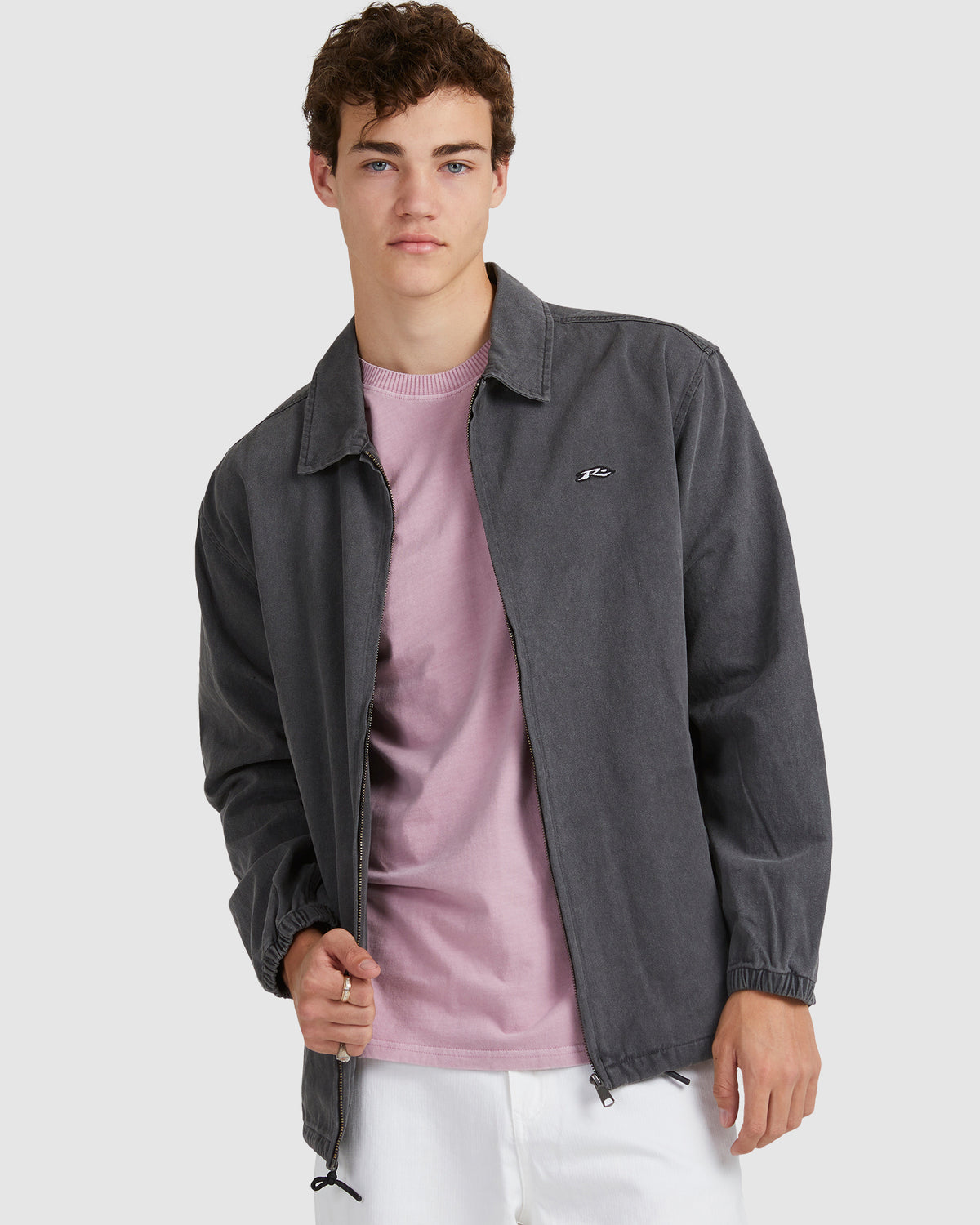 Mens Dungaree Coach Jacket