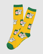 Mens M Crew Koala Crew Socks