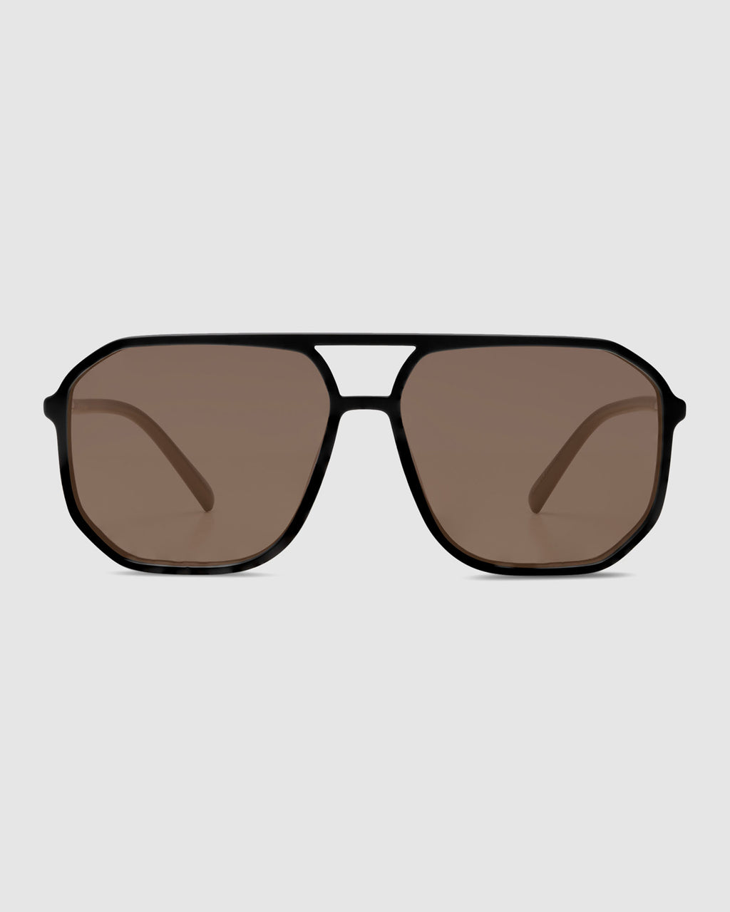 Nia Matt Black Sunglasses