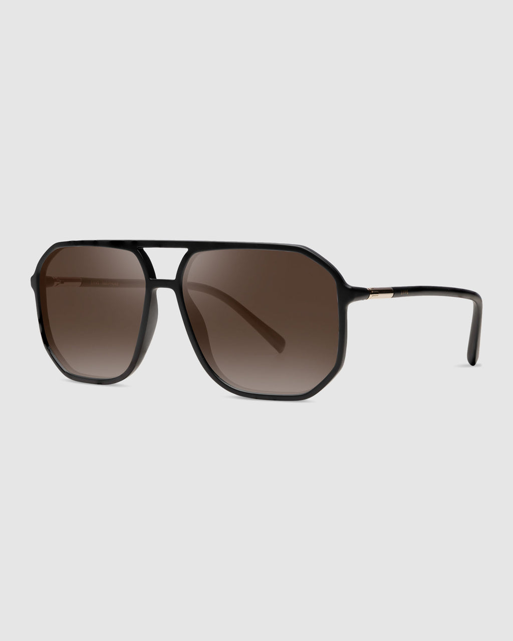 Nia Matt Black Sunglasses