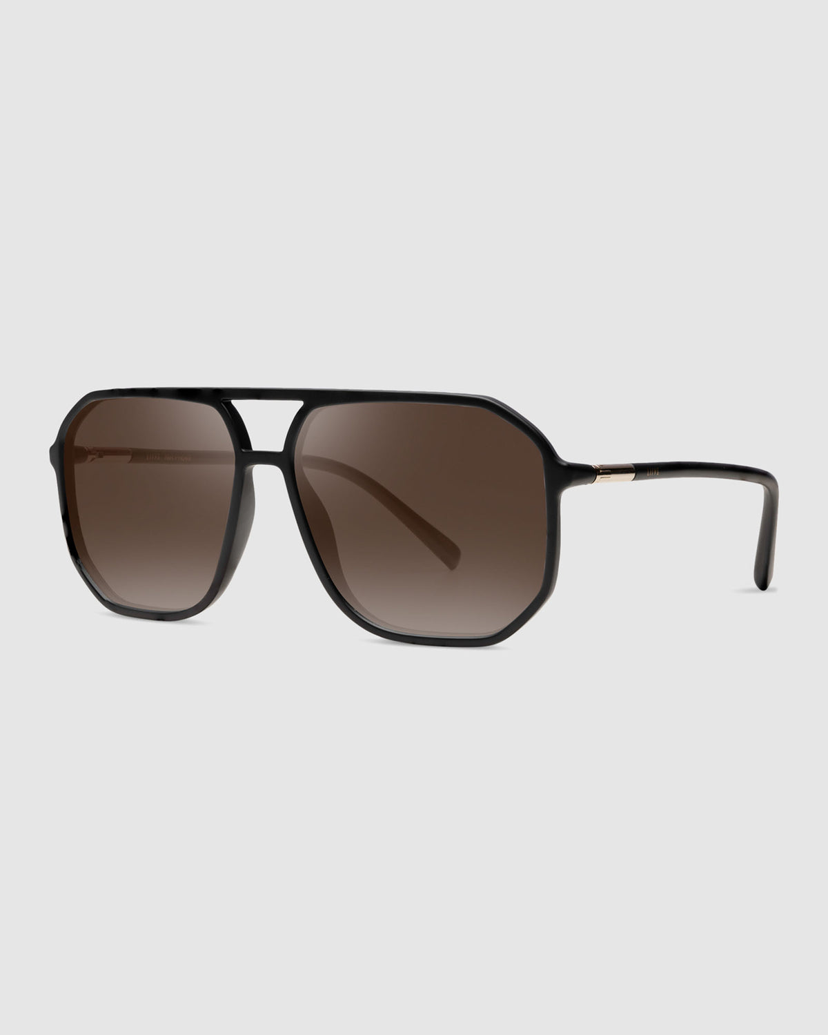Nia Matt Black Sunglasses