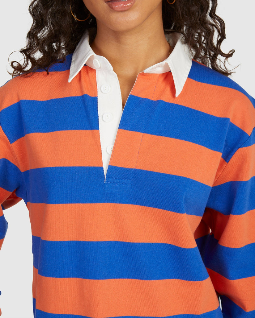 WOMENS RUGBY POLO TOP