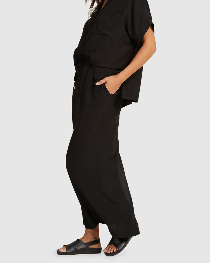 WOMENS BLAZE TIE MIDI SKIRT
