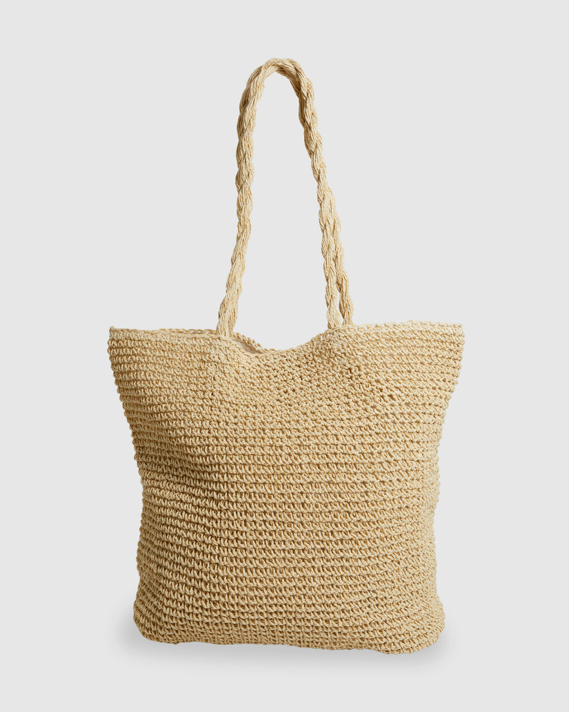 WOMENS STRAW TOTE BAG