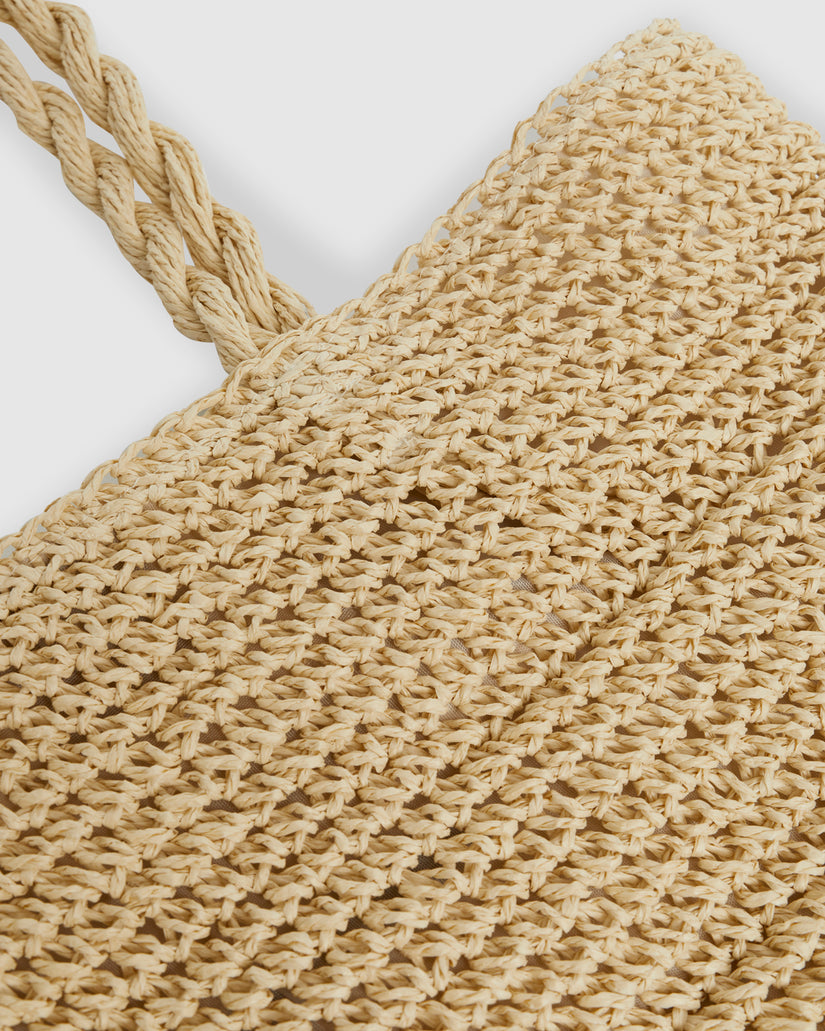 WOMENS STRAW TOTE BAG