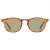 Mens Club Royale Vintage Tort Olive Round Sunglasses