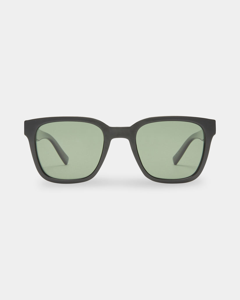 Elixir Black Green Mono Polarised Sunglasses