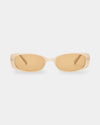 Womens Lil Starlight Oatmeal Round Sunglasses