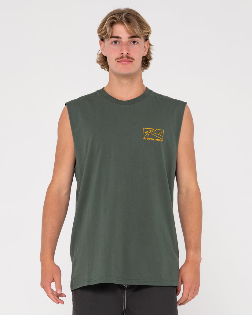 MENS BOXED OUT TANK TOP