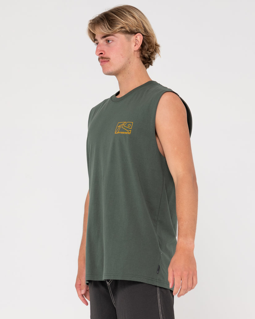 MENS BOXED OUT TANK TOP