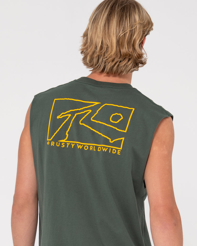 MENS BOXED OUT TANK TOP