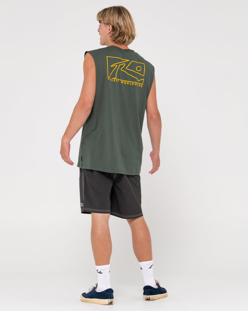 MENS BOXED OUT TANK TOP