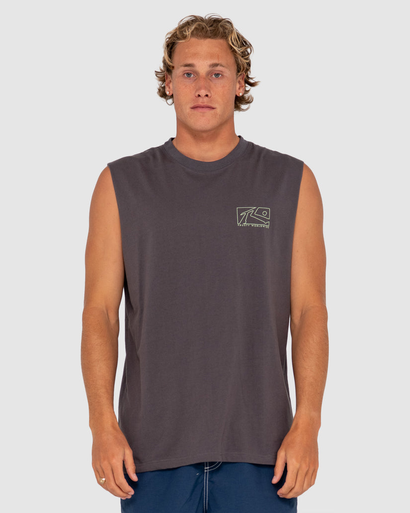 MENS BOXED OUT TANK TOP