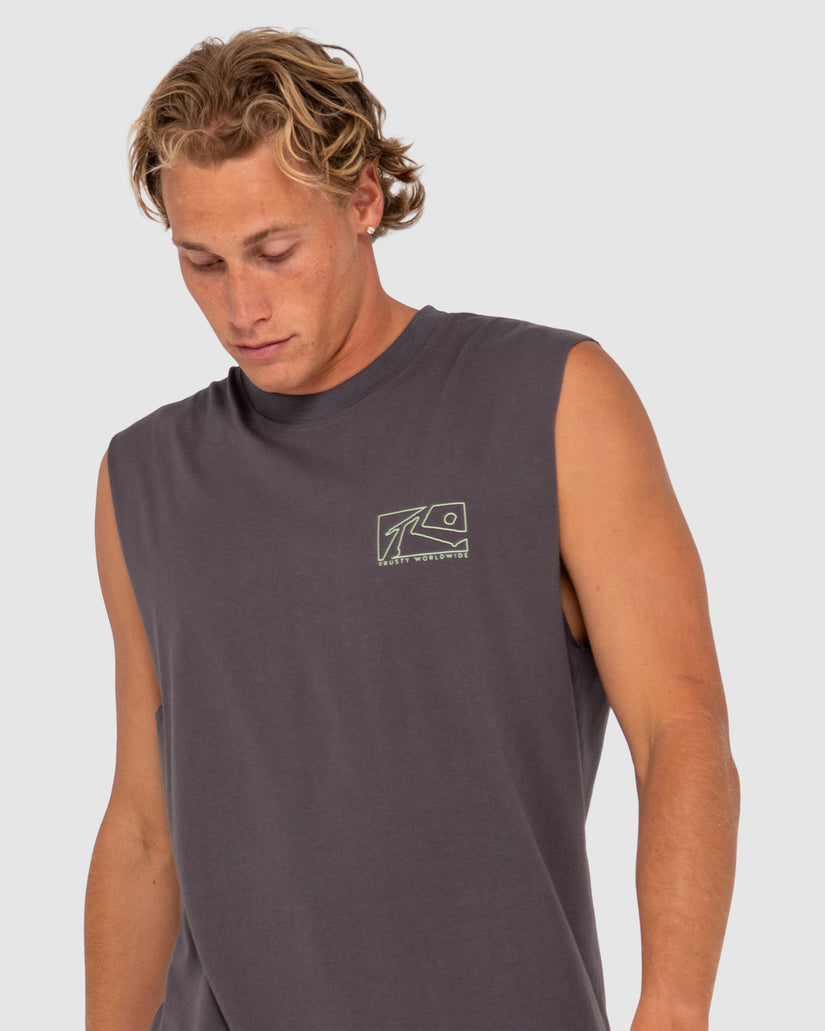 MENS BOXED OUT TANK TOP