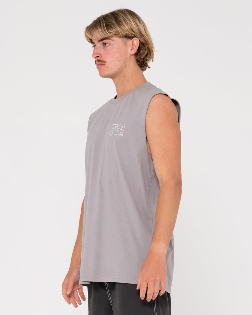 MENS BOXED OUT TANK TOP