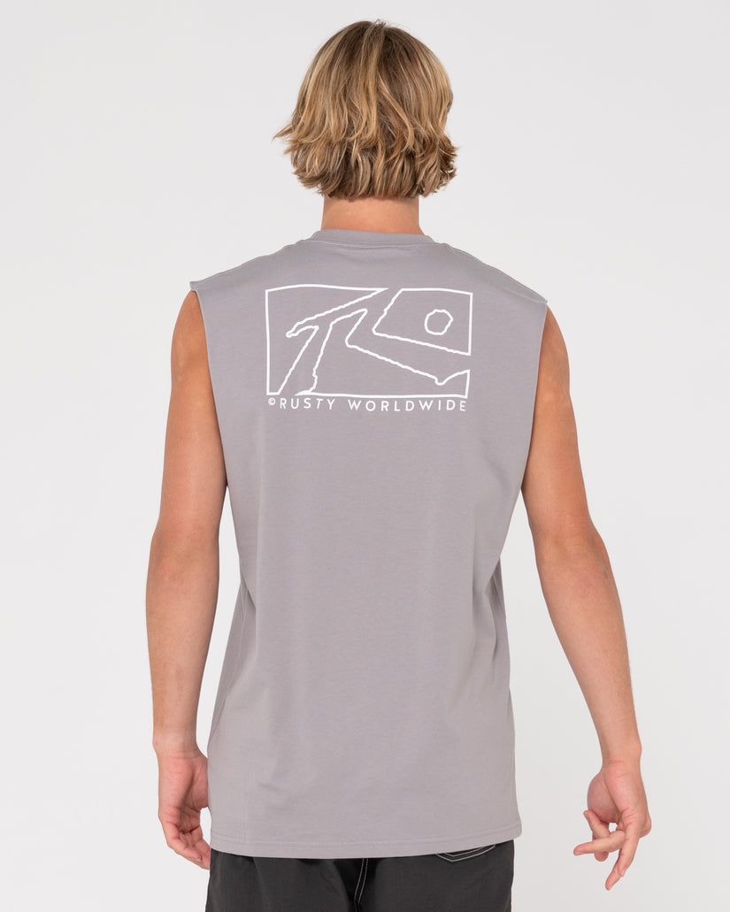 MENS BOXED OUT TANK TOP