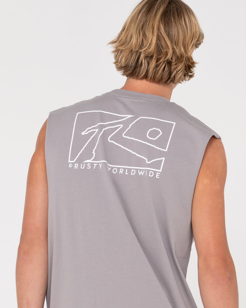 MENS BOXED OUT TANK TOP