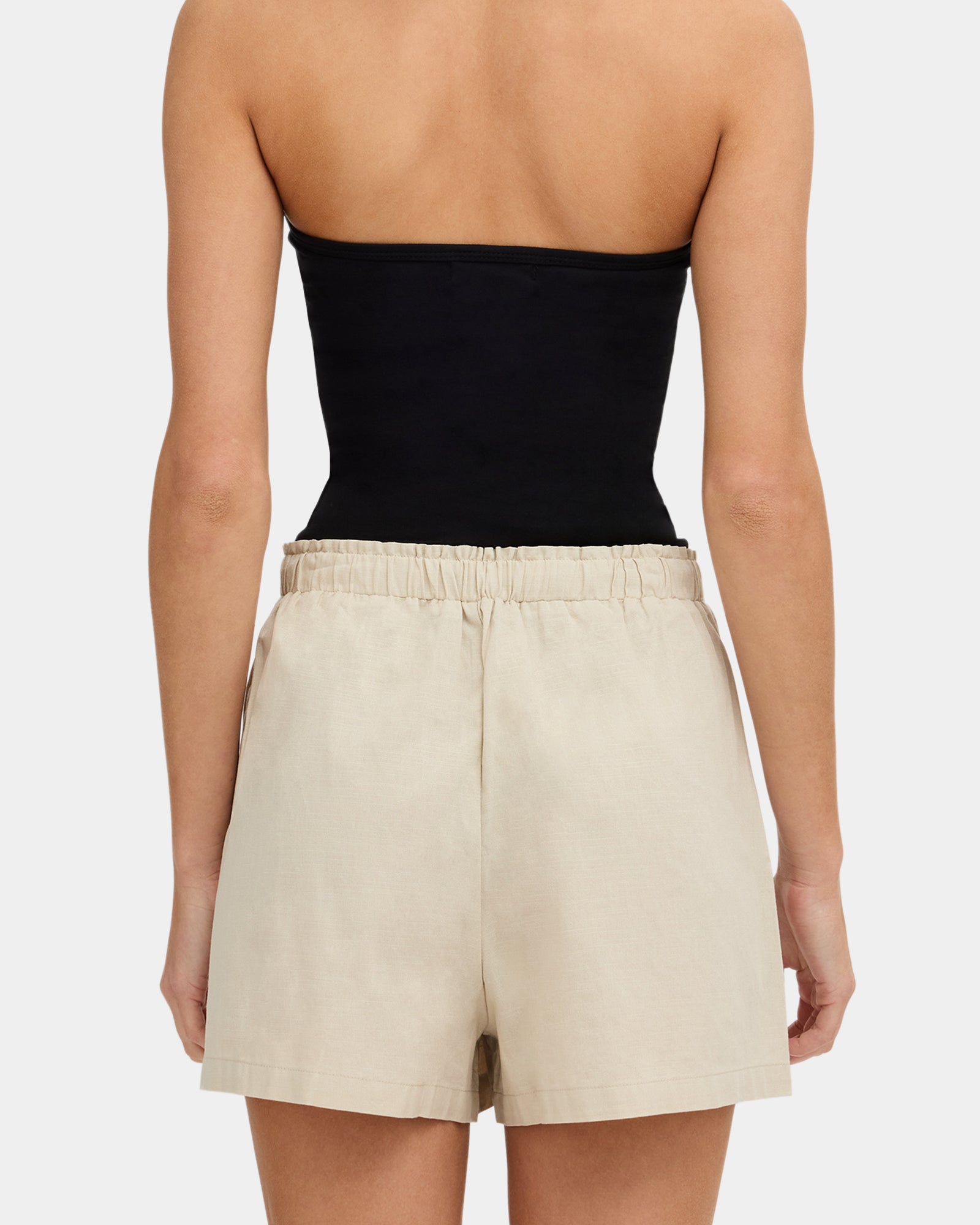 Womens Roam Elastic Waist Shorts