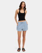 Womens Paloma Elastic Waist Shorts