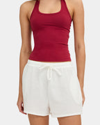 Womens Paloma Elastic Waist Shorts