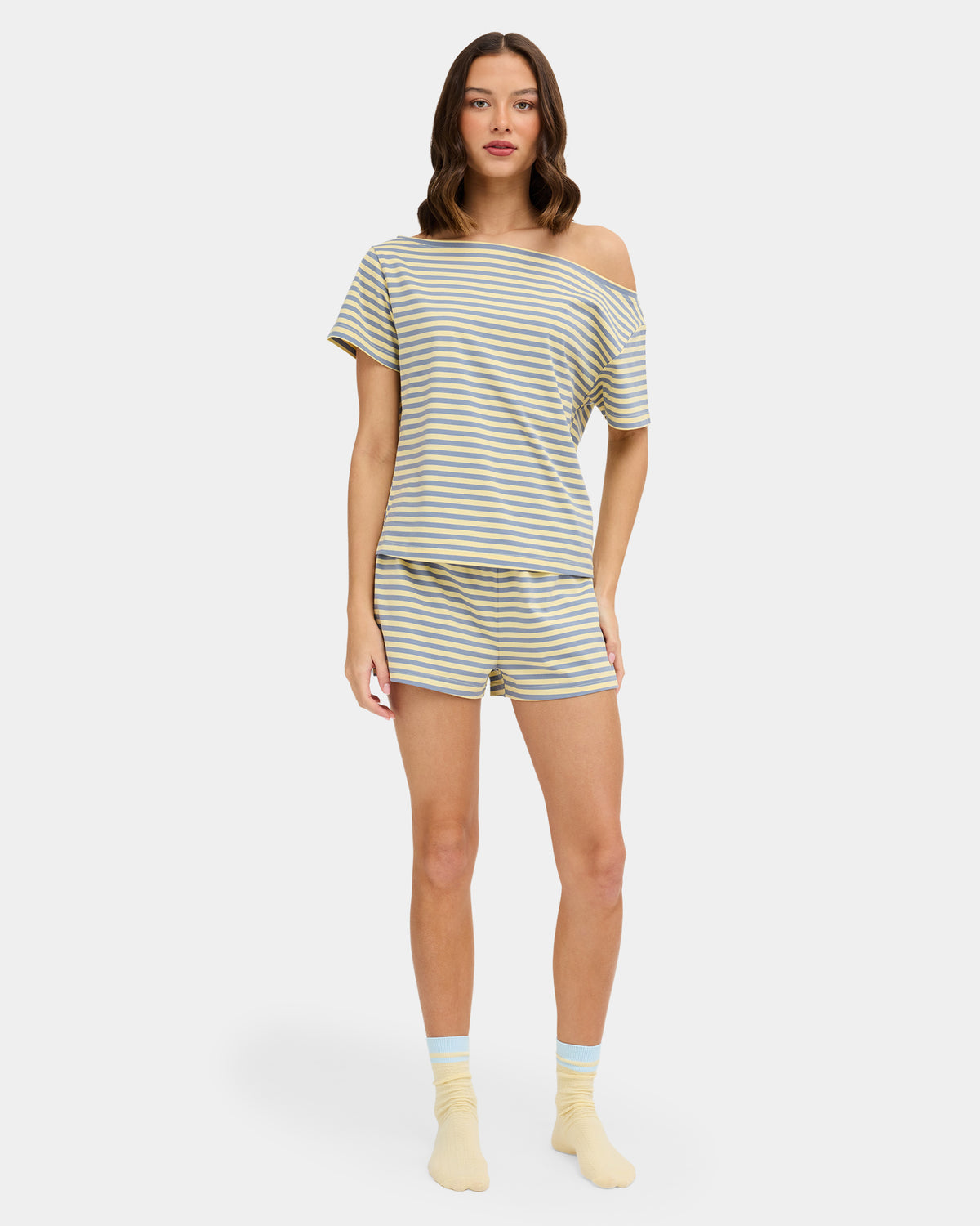 Womens Frankie Elastic Waist Shorts