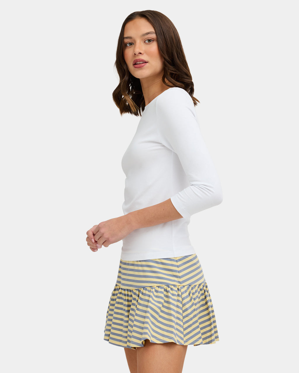 Womens Sabrina 3/4 Long Sleeve T-Shirt