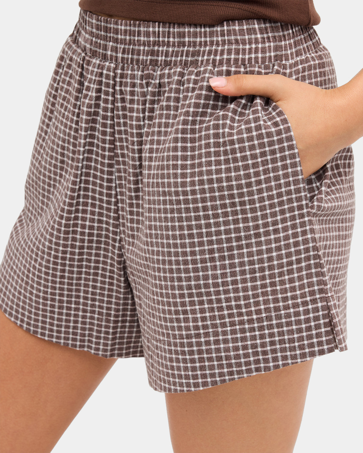 Womens Crumpet Elastic Waist Shorts