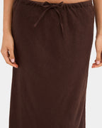 Womens Lyric Linen Maxi Skirt