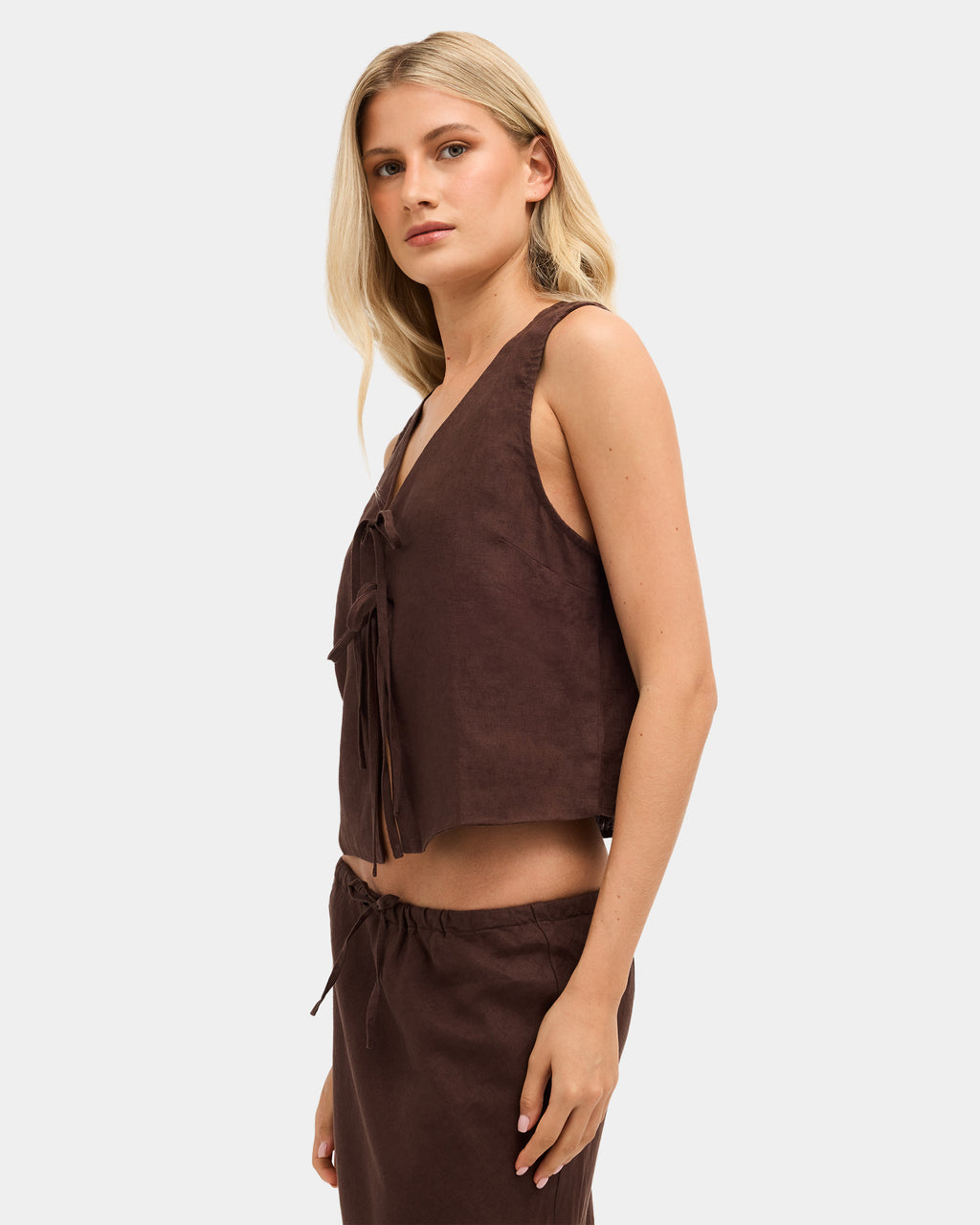 Womens Layton Linen Tank Top