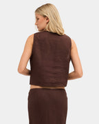 Womens Layton Linen Tank Top