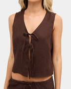 Womens Layton Linen Tank Top