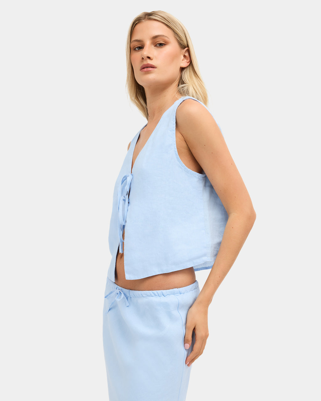 Womens Layton Linen Tank Top