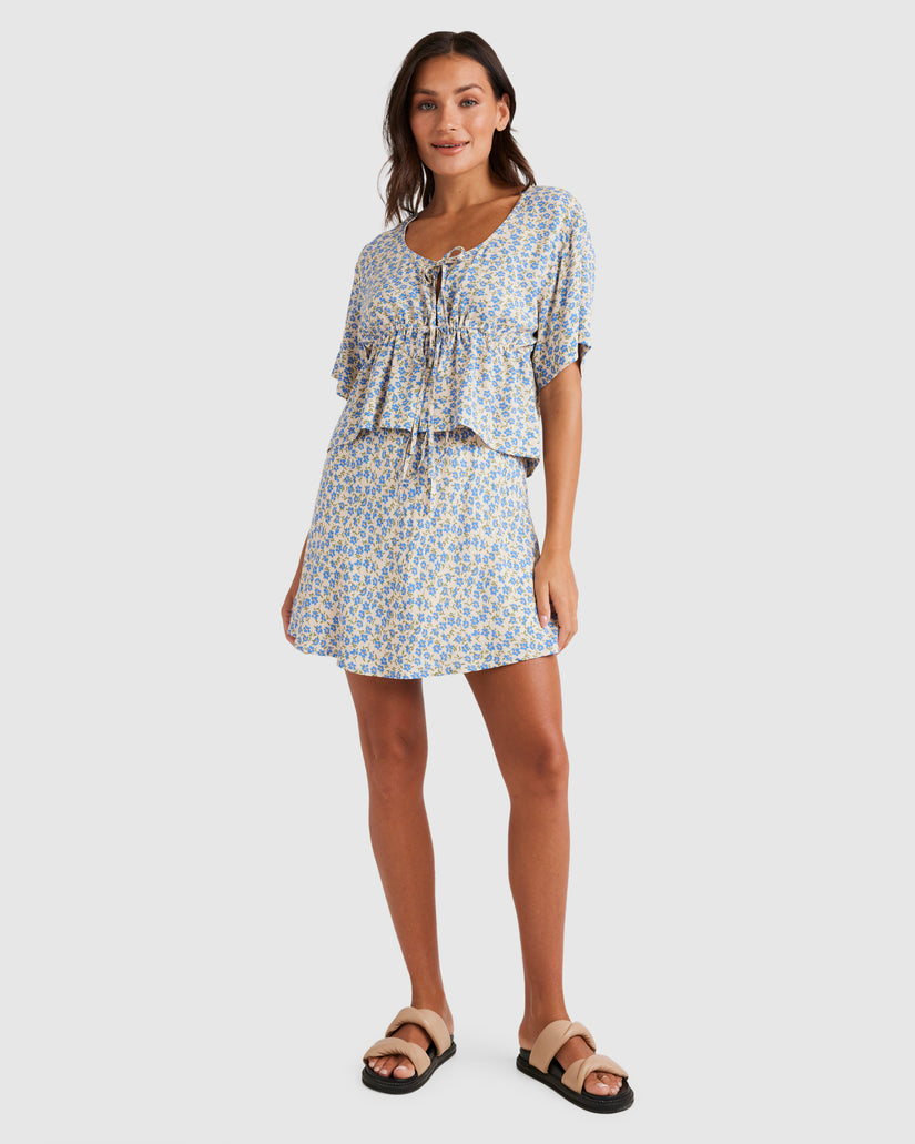 WOMENS SUMMER DITSY TOP