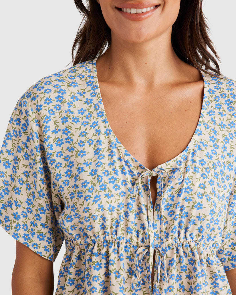WOMENS SUMMER DITSY TOP