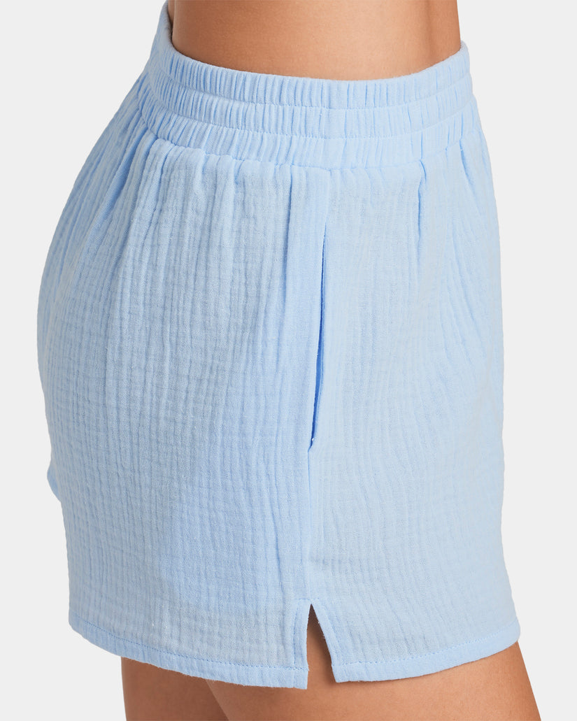 Womens Palmy Elastic Waist Shorts