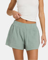 Womens Palmy Elastic Waist Shorts