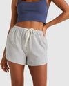 WOMENS DRIFTED STRIPE SHORT