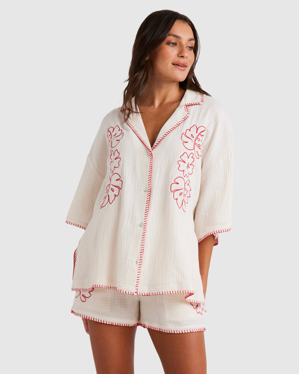 WOMENS TROPICAL SHORT SLEEVE SHIRT