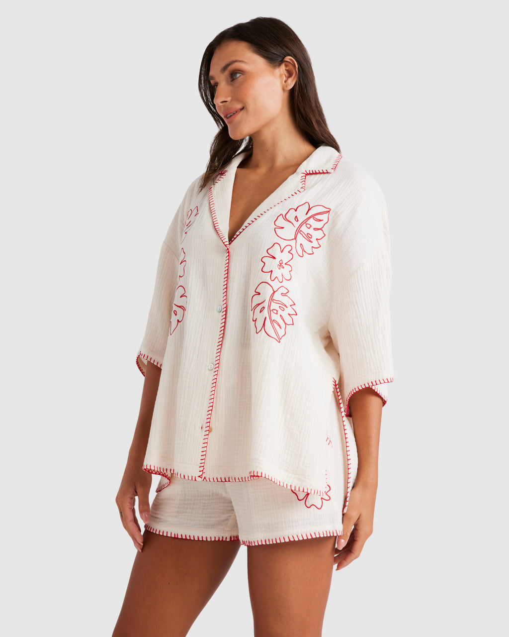 WOMENS TROPICAL SHORT SLEEVE SHIRT