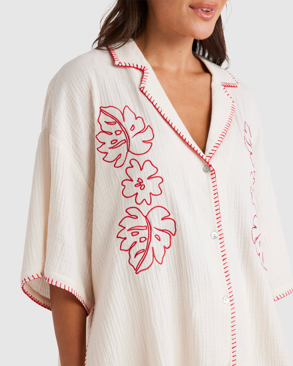 WOMENS TROPICAL SHORT SLEEVE SHIRT