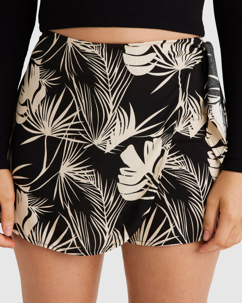 WOMENS TIE PRINT SKORT