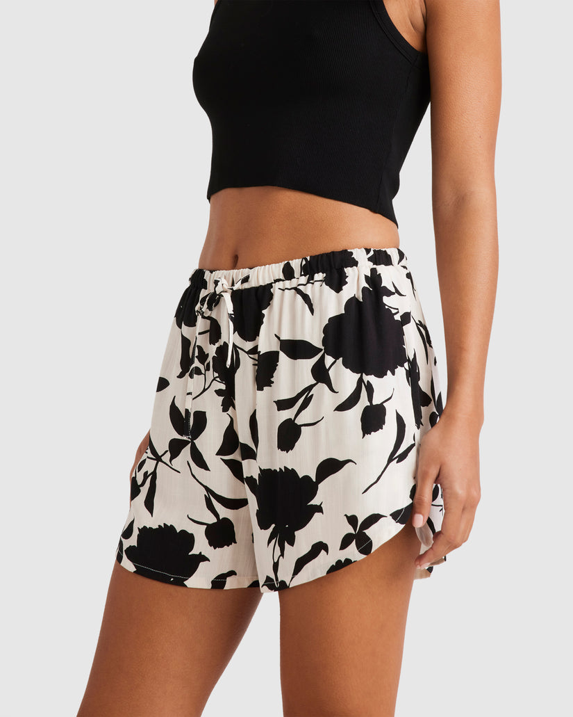 WOMENS DRIFTING PRINT SHORT S