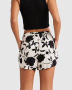 WOMENS DRIFTING PRINT SHORT S