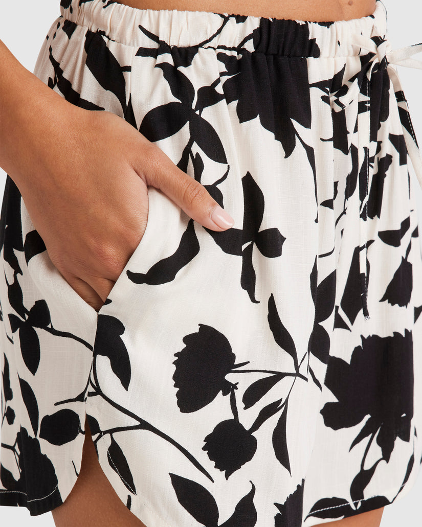 WOMENS DRIFTING PRINT SHORT S