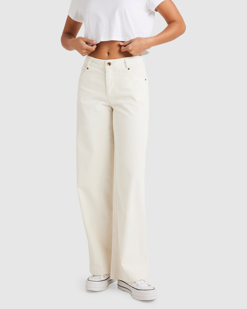 WOMENS CORD STRAIGHT LEG PANT